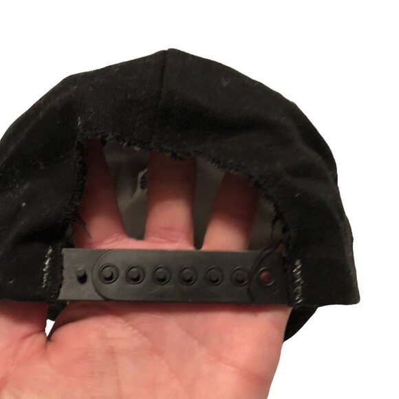 VINTAGE JACK DANIELS SNAP BACK HAT FIELD TESTER OLD No7 BLACK MADE IN USA - Picture 3 of 4